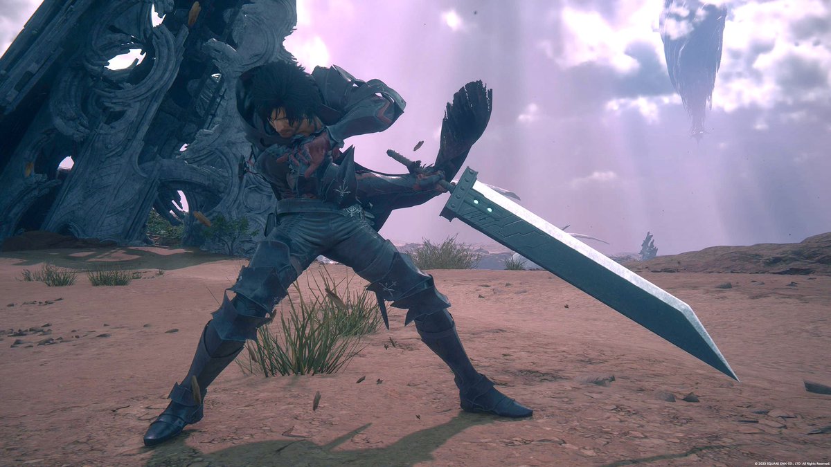 Genki_JPN's tweet photo. Clive with the Buster Sword!
You get the Buster Sword as a free item with the FF16 DLC! 🔥 #FF16 #FF7 https://t.co/rpRsJjPQxB