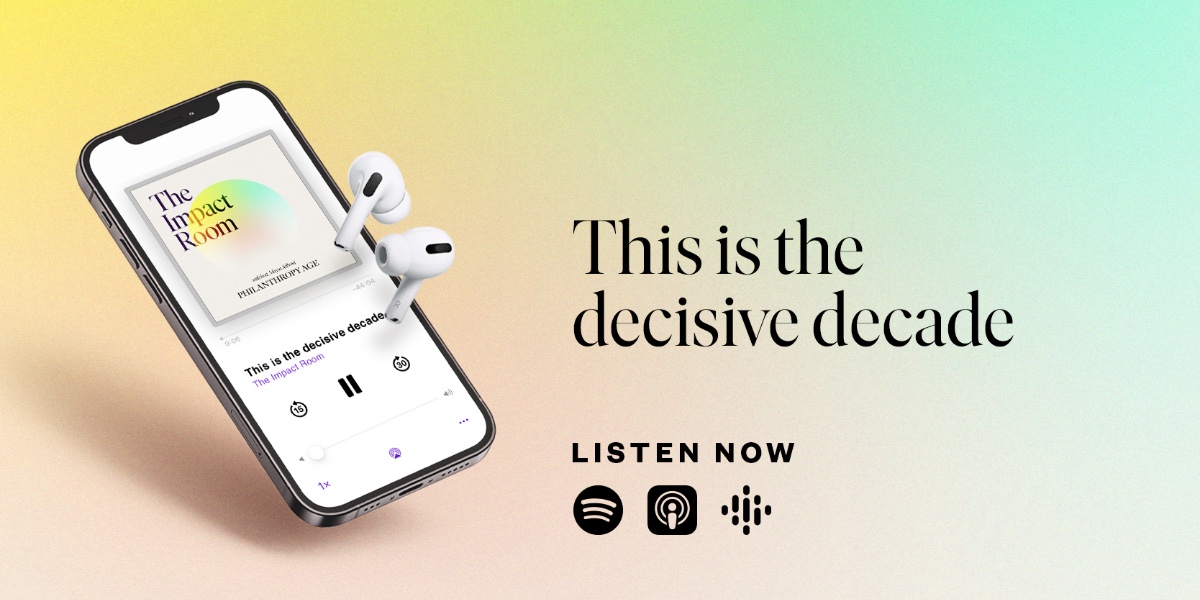 Listen to <a href="/MaysaJalbout/">Maysa Jalbout 📖🟰🕊</a>'s interview with <a href="/WanjiraMathai/">Wanjira Mathai</a> from <a href="/WorldResources/">World Resources Institute</a> to hear her thoughts on #ClimateChange, #African leadership, #philanthropy, and partnerships.

Search for #TheImpactRoom wherever you get your podcasts or click below. bit.ly/3GuSiZx