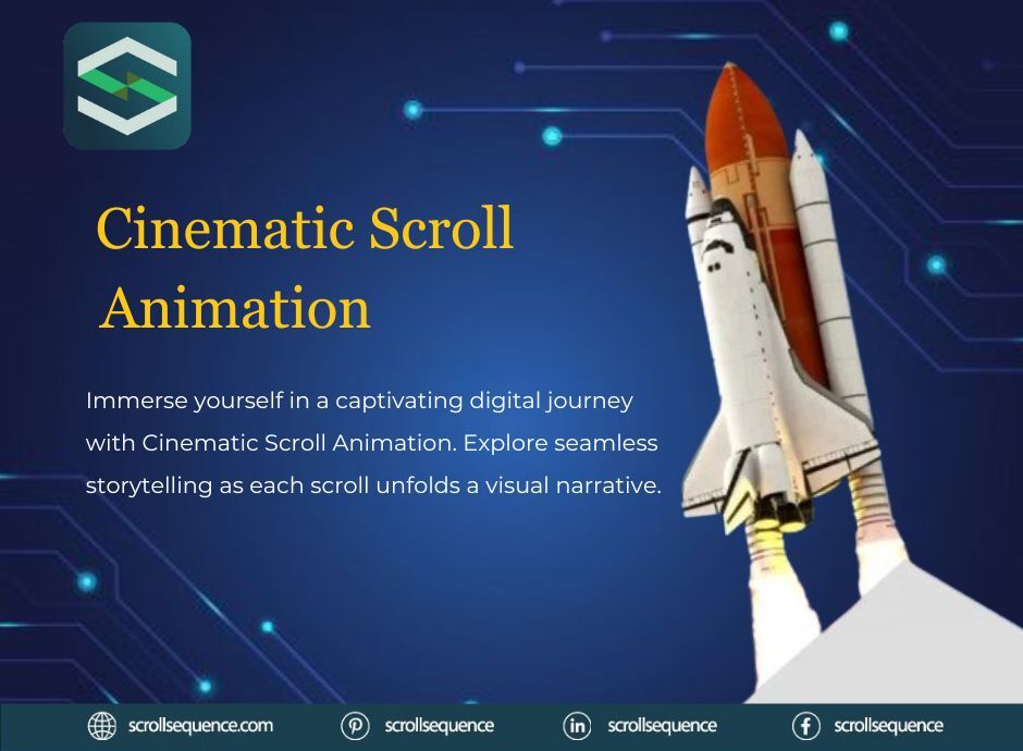 scrollsequence's tweet image. Dive into the magic of Cinematic Scroll Animation – where every scroll is a frame, and your journey unfolds with each swipe. Elevate your digital experience with seamless animations that bring your content to life. 🚀✨ #CinematicScroll #WebDesignMagic