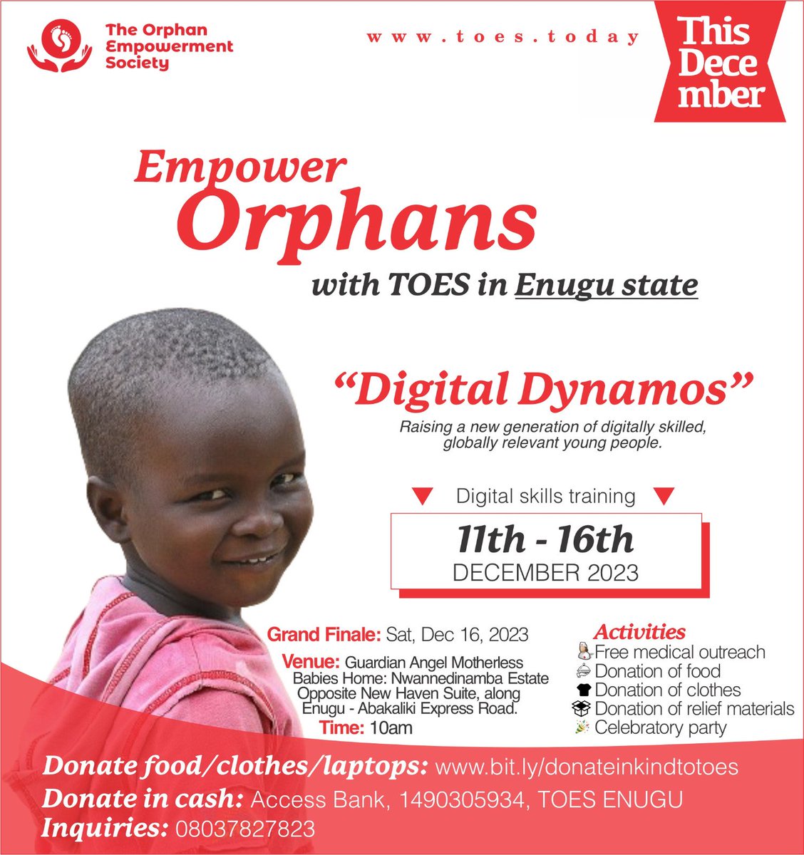 toestoday's tweet photo. 8 more days 💃💃💃
#DigitalDynamos
#EmpowerTheFuture
#TOESOgun
#TOESEnugu
#TOESOyo
#TOESierraleone https://t.co/v573wHsV6L