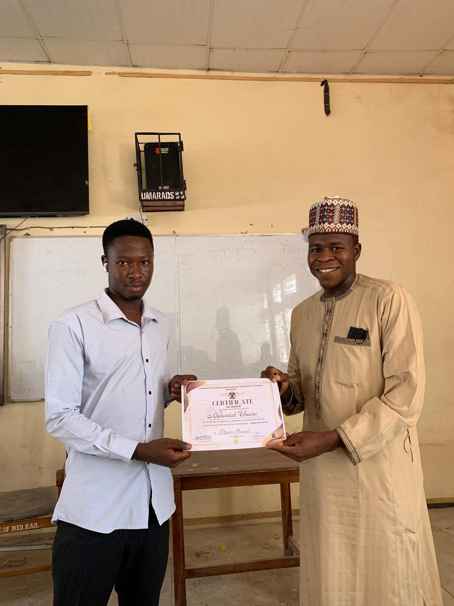 UmaradsU's tweet photo. PRESENTATION OF CERTIFICATE OF SERVICE TO 12 UMARADS COMMITTEE MEMBERS

Certificate of service was presented to Directors, Sec Gens and Liaison officer of various committee.

The association appreciate their support, service and contributions to the successes of the 14th UMARADS. https://t.co/howPRl2Wpf