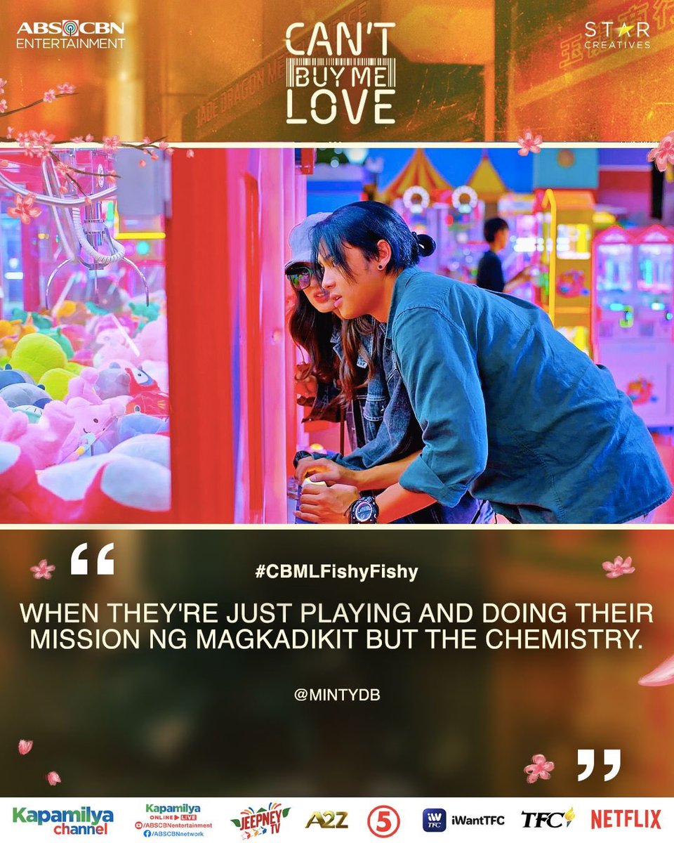StarCreativesTV's tweet photo. Mukhang nag-enjoy ang BingLing sa kanilang investigation. 😂🤭 Convinced na talaga sila na may something #CBMLFishyFishy kay Jaime!
Catch #CantBuyMeLove weeknights at 8:45pm on Kapamilya Channel, Kapamilya Online Live, A2Z, JeepneyTV and TV5 🏷️❤️ https://t.co/VQomj8txke