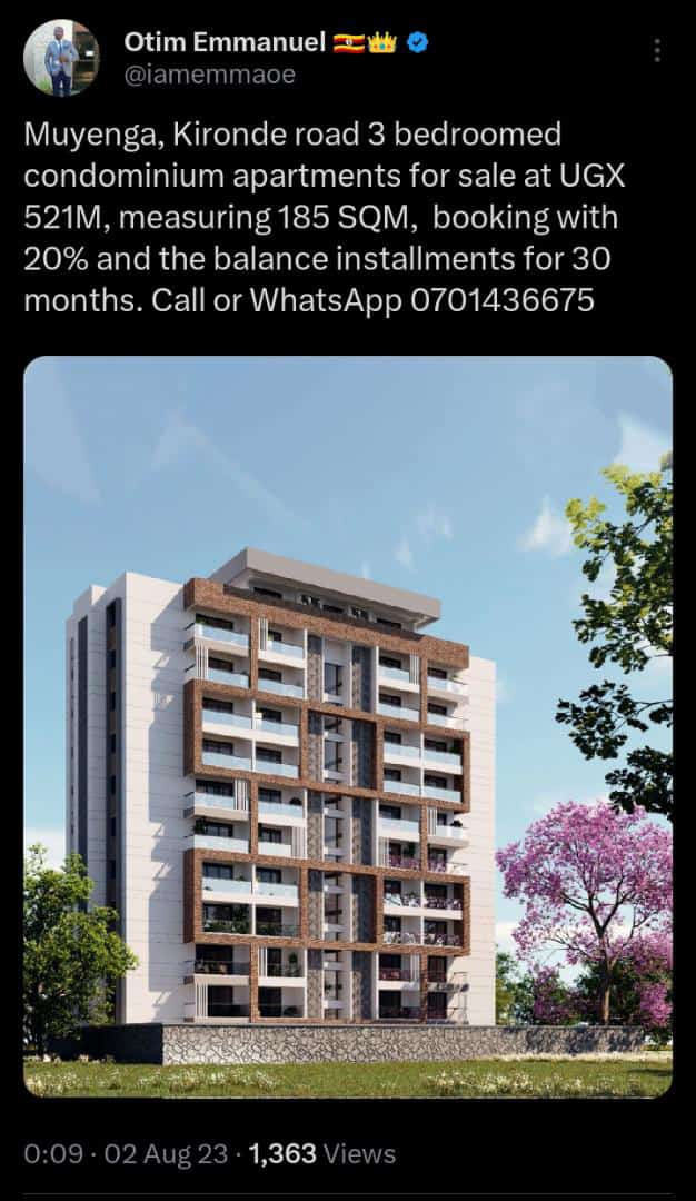 OgwangMoris's tweet photo. A house is made of bricks and beams. A home is made of hopes and dreams. We’ll help you find your home. Call or WhatsApp 0701436675 #realestateagent #Uganda @iamemmaoe. https://t.co/CJNSWf5t9j