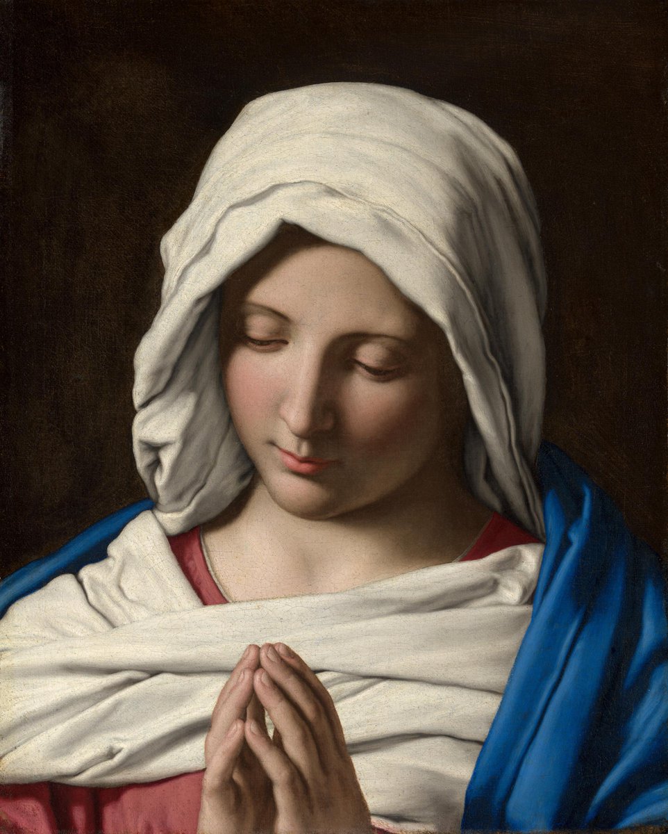 Ciao miei carissimi amici ❣️ Buon Natale NGV ITALIA COLLECTION Sassoferrato Madonna in prayer (c. 1640-1650) oil on canvas 47.8 × 38.7 cm National Gallery of Victoria, Melbourne Purchased through the NGV Foundation with the assistance of Mr James O. Fairfax AO, Honorary…