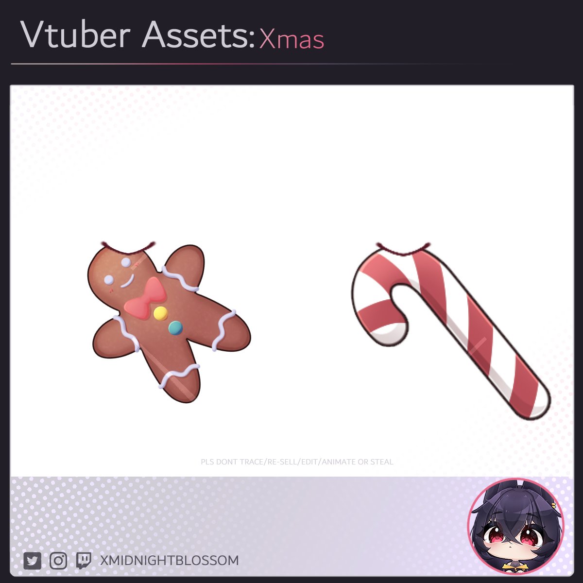 MidnBlossom's tweet photo. I created some Free 2 use Xmas Vtuber Assets

https://t.co/SuogDHcW2k

Have fun with it ♥ https://t.co/xhVlg18qJh