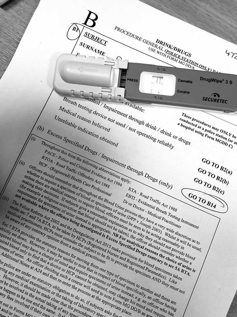 Its just a night out with friends some drugs wont matter right? It really does matter, and this chap is now in custody after testing positive for cannabis AND cocaine. Not the best start to the christmas festivities.... #CD224 #DS266