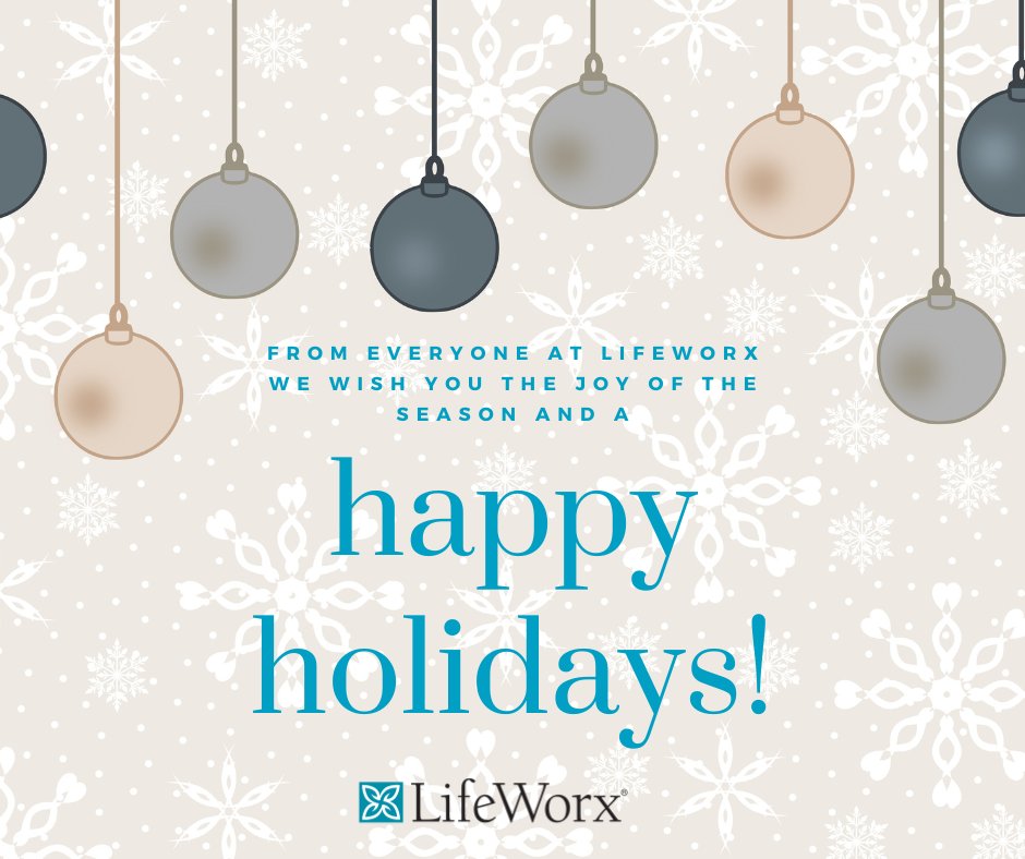 The holiday season is in full swing, and we would like to extend our warmest wishes to our community! 

#lifeworx #happyholidays