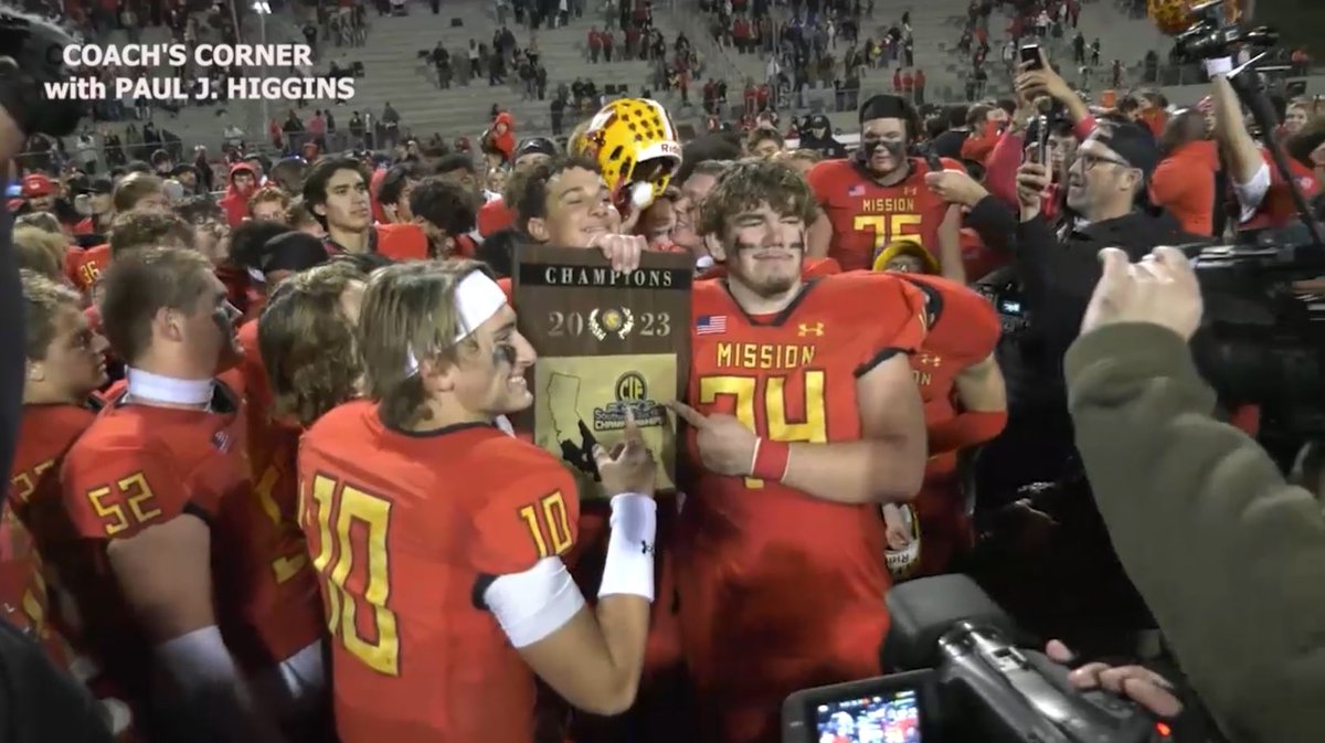 Catch the new episode of 'Coach's Corner with Paul J. Higgins' for a visit with @MVHS_Diablos Football Coach Chad Johnson and an inside look at capturing the CIF 1-AA State Championship! 🏈 Watch now: youtu.be/jyD3MAVk90g @missionfootball