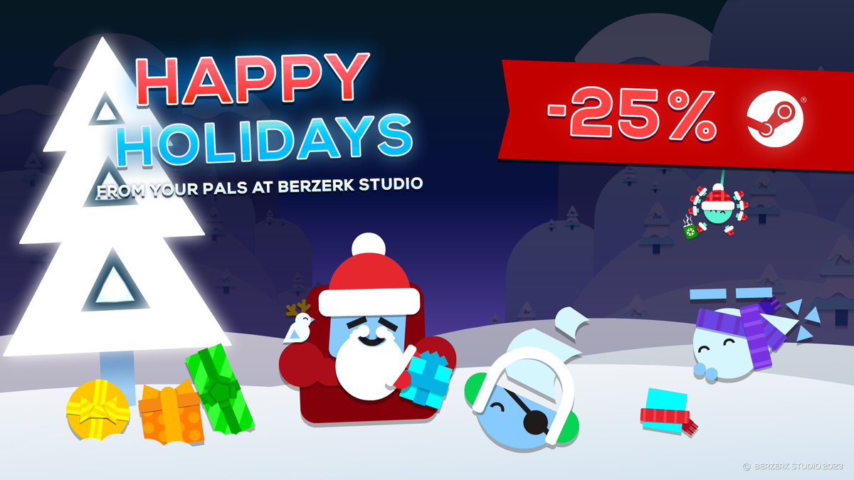 Tired of all the Christmas music forcing its way into your eardrums? Well it’s a wonderful time to drown it with #chiptune as we’re on sale for the #SteamWinterSale!

Steam.justshapesansbeats.com

Happy holidays from the whole team!