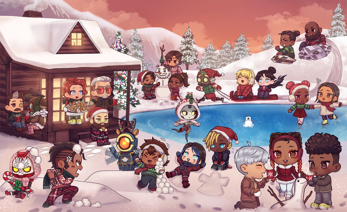 Wishing all you legends out there a joyful (and cozy!) holiday season ☃️ 

🎨: <a href="/jocsaii/">Jocy</a>