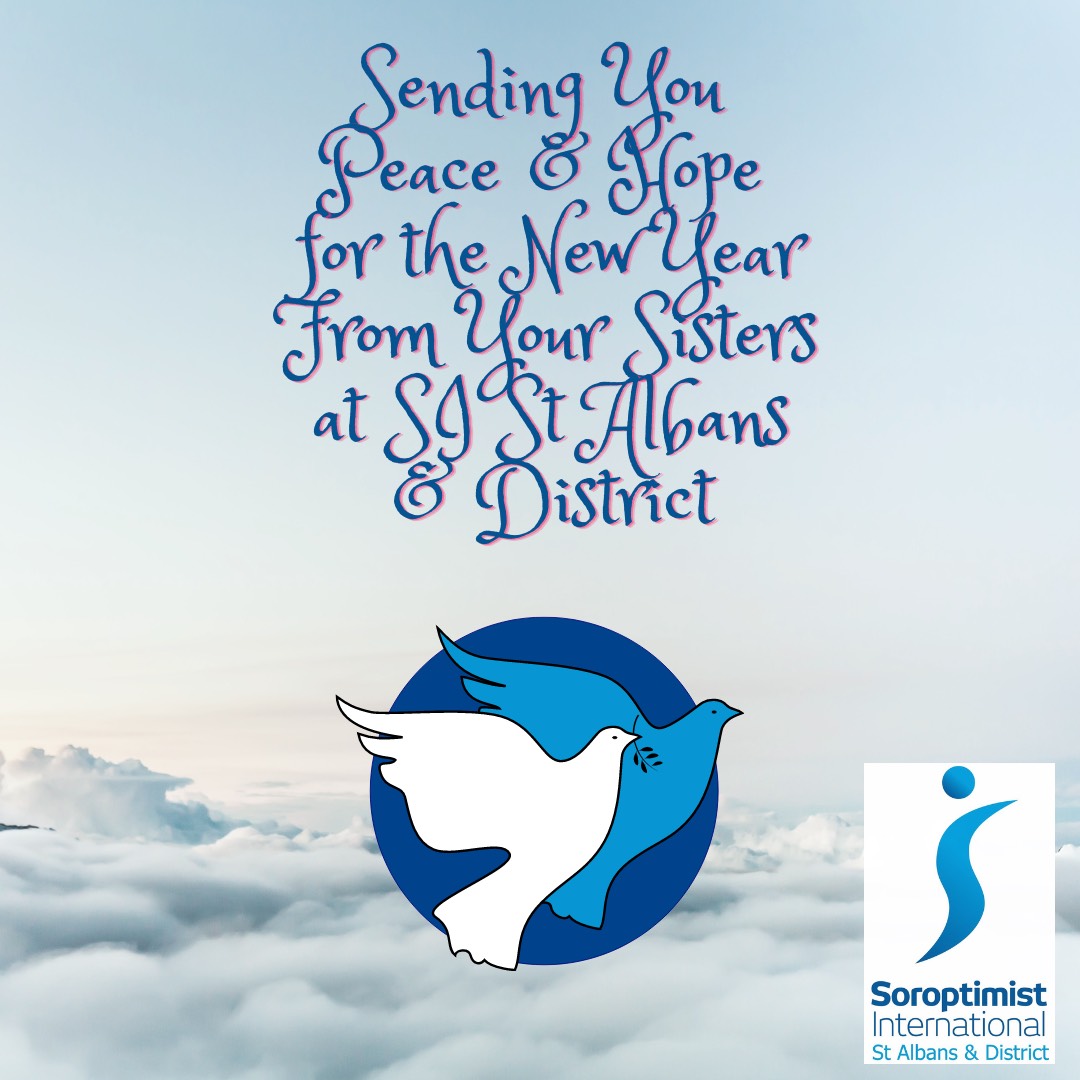 Wishing all of our families, friends and supporters season's greetings and warm wishes for a peaceful and hopeful 2024 #Soroptimist #StAlbans @SIGBI1 @UKPACc @SoroptiTweet