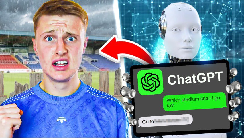 NEW AWAYDAY 🚨 AI decides the match I travel to watch… Enjoy 🫡⬇️ youtu.be/rFLAz-2nRes