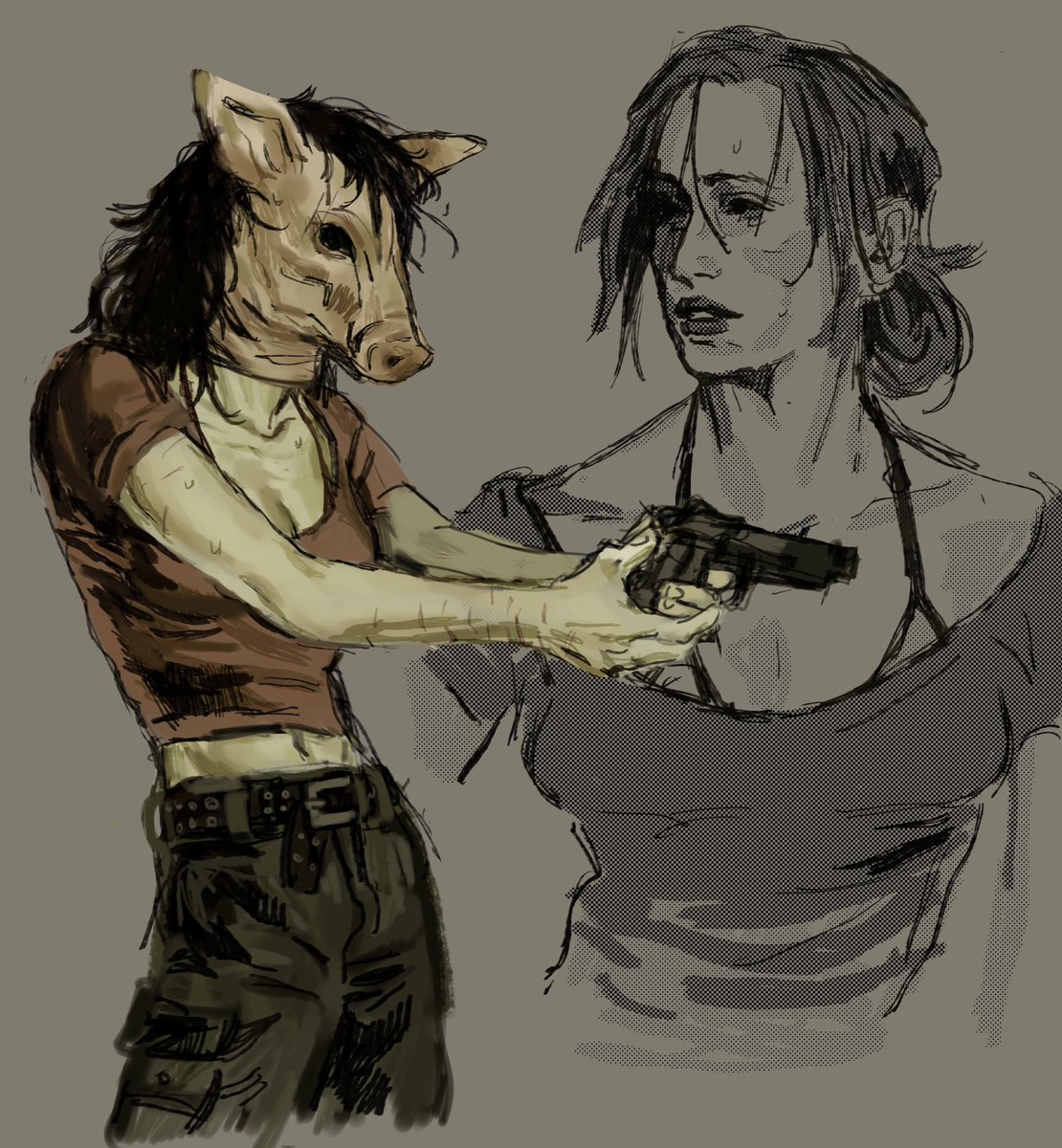 curehaus's tweet image. save me pig mask mandy…save me