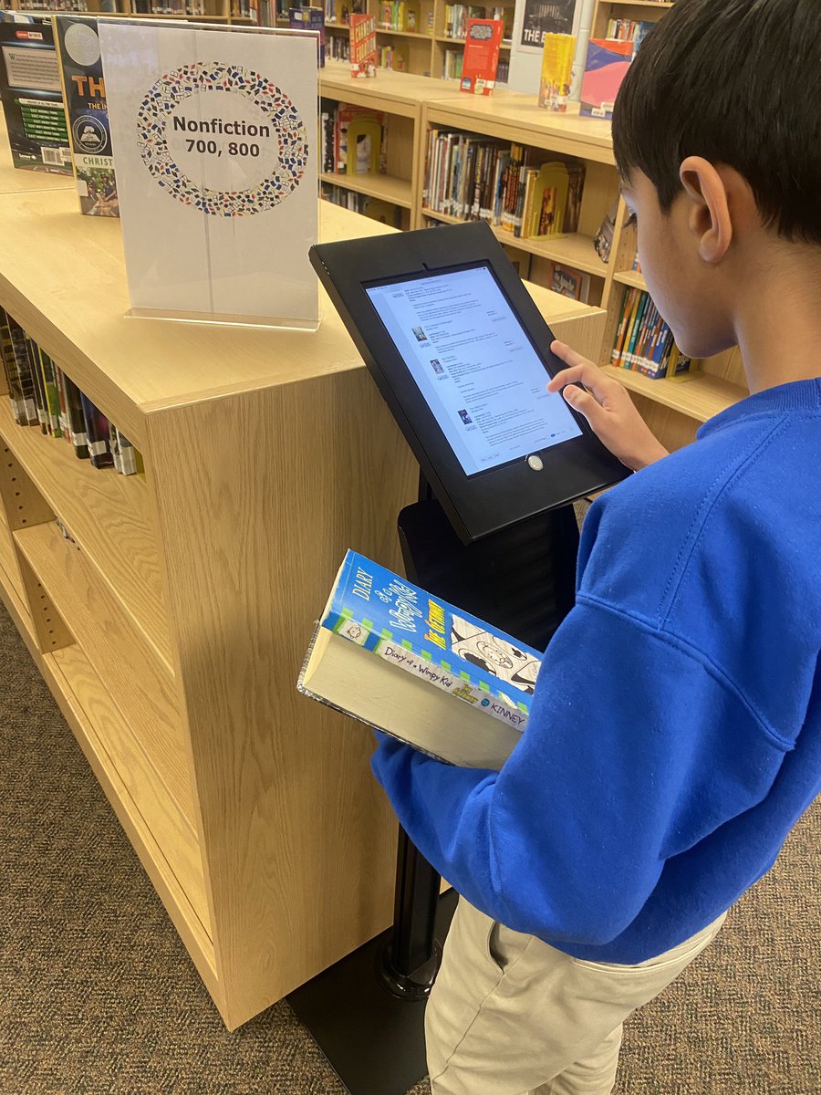 We really enjoyed going to the library during math class today with <a href="/LMSJPerry/">Crosby Middle Library Media Center</a>. Students loved the coding lesson and there were a ton of books checked out! <a href="/CrosbyMiddle/">Crosby Middle School</a> #ThePlaceToBe