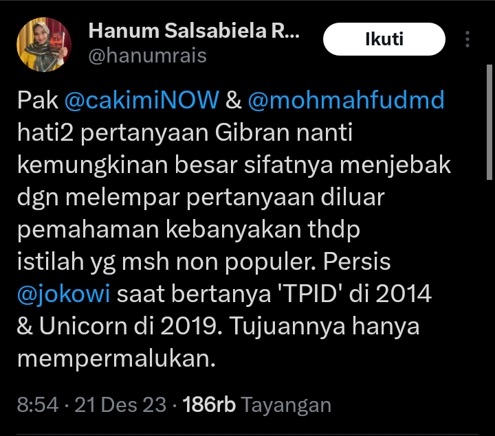 clezenk's tweet photo. @tempodotco Udah ada yang tepat memprediksi https://t.co/rLa5dzSAOx