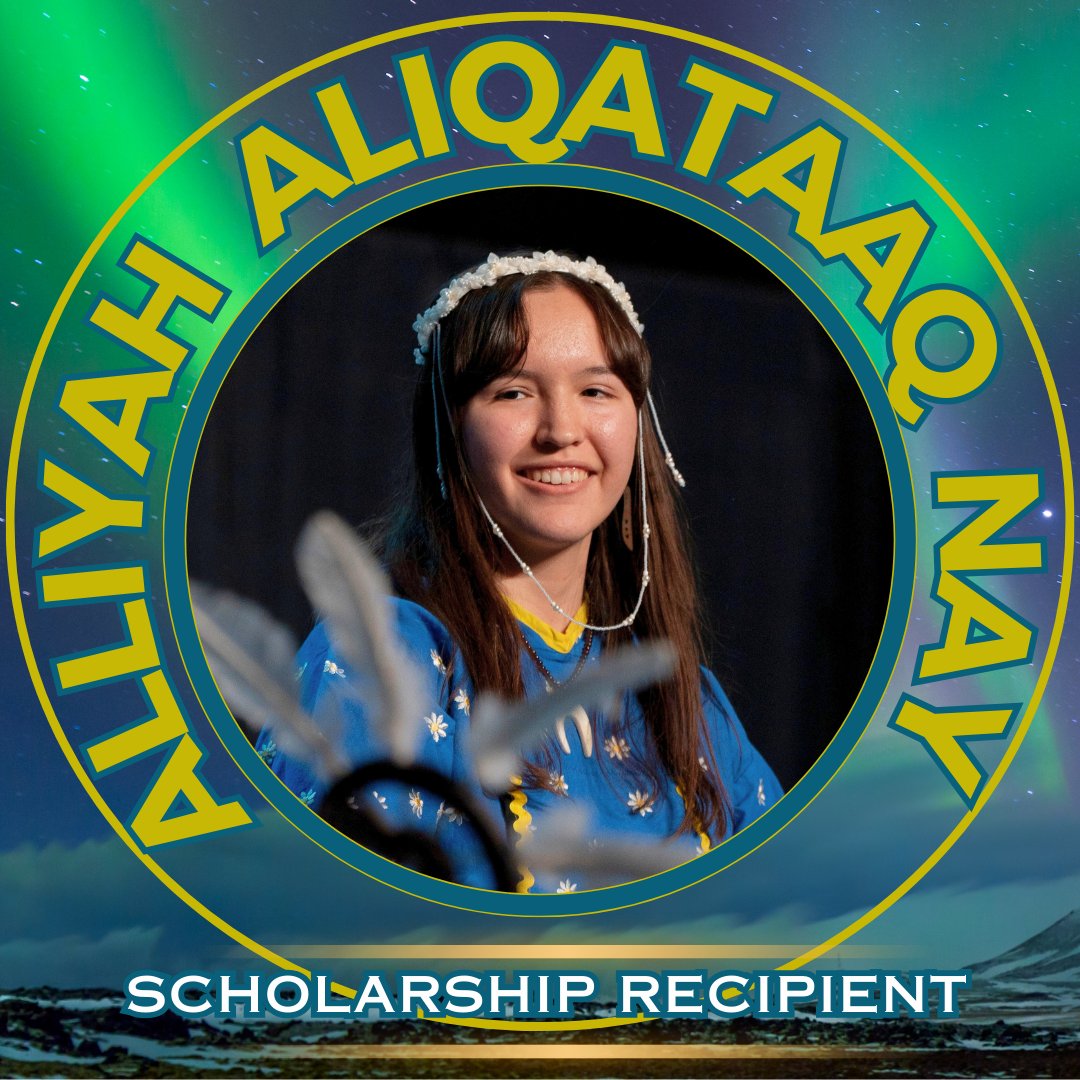 Alliyah Aliqataaq Nay is a scholarship recipient from Kotzebue. She is working towards her Bachelor's Degree in Iñupiaq Language from the University of Alaska Fairbanks. Check out her profile on our website: calebscholars.org/scholars/alliy…