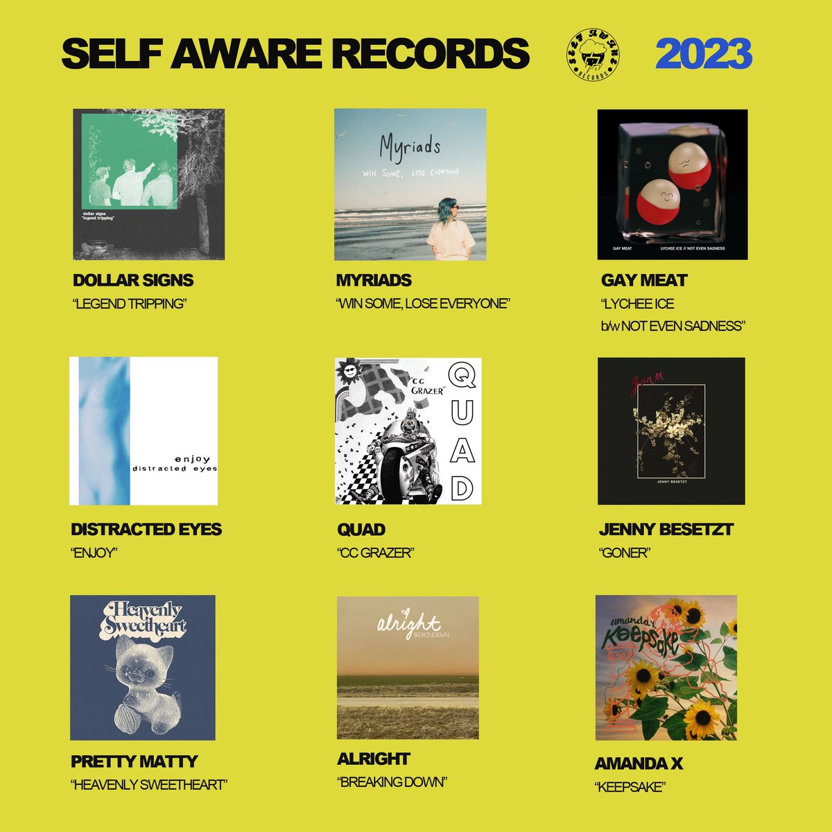 Really proud of all the releases we worked on this year &amp; all of the artists who trusted us with their art. We have the best family 💜