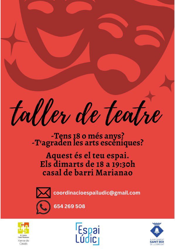 Vine a provar el teu costat més artístic <a href="/AjSantBoi/">Ajuntament Sant Boi</a> <a href="/CulturaSantBoi/">Cultura Sant Boi</a>