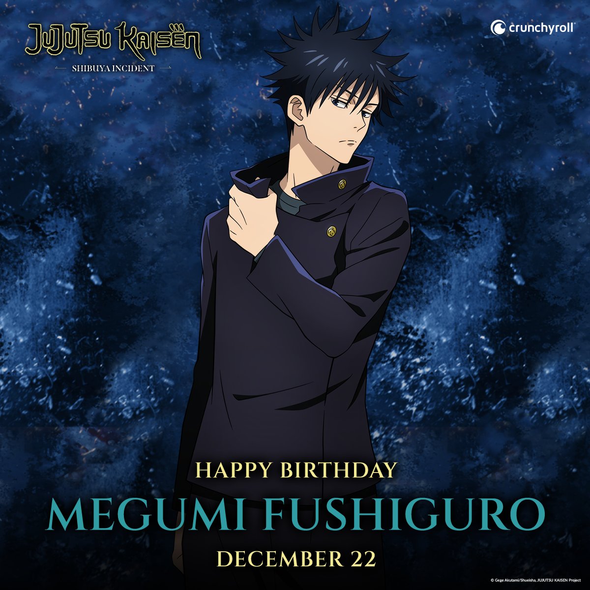 Happy birthday, Megumi Fushiguro 🎉 #JujutsuKaisen
