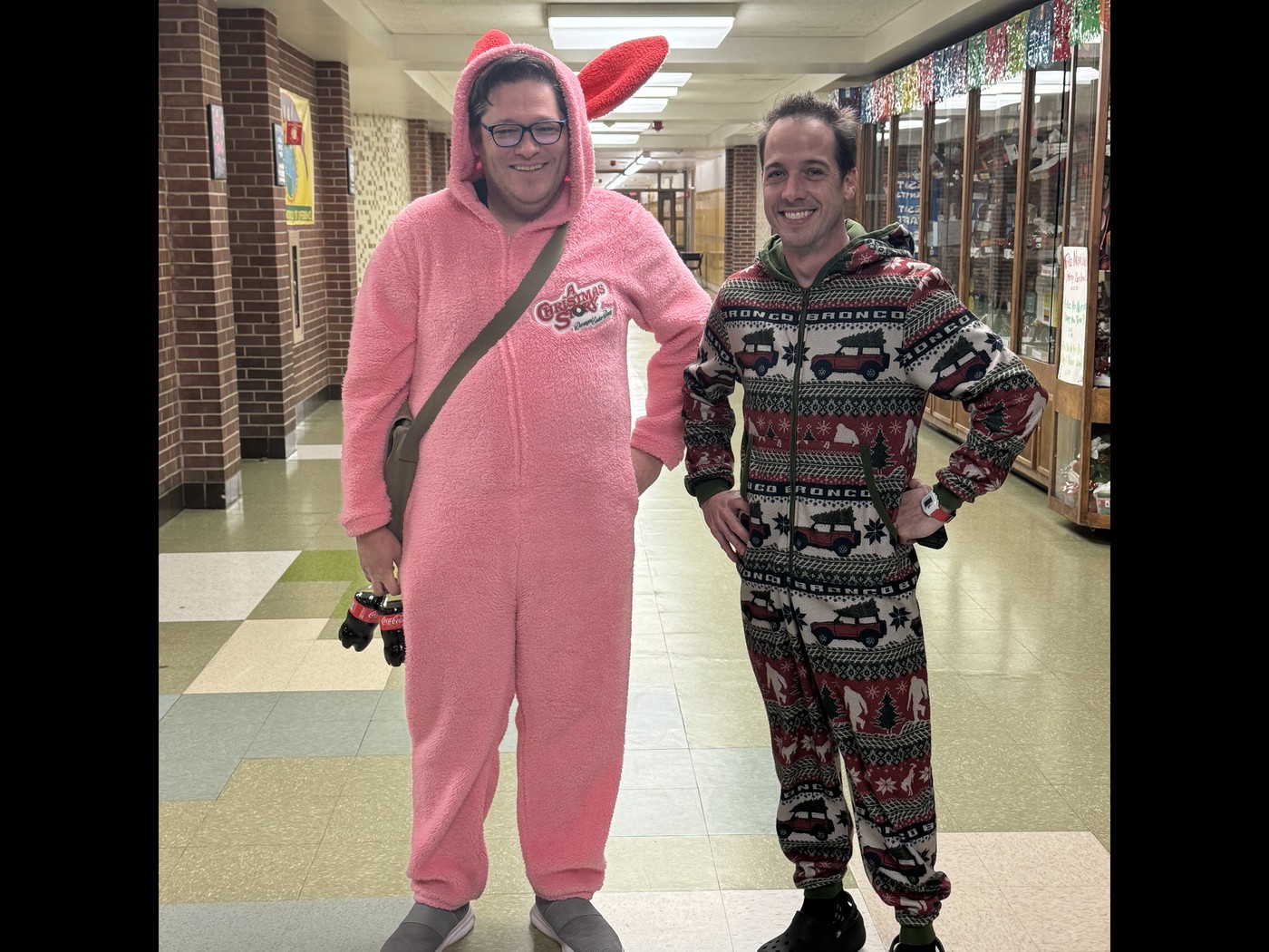 Ralphie's bunny shop suit pajamas