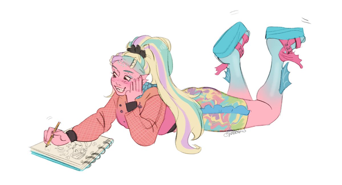 sharp teeth ghouls
#sketch  #venusmcflytrap #lagoonablue #monsterhighg3 #monsterhigh