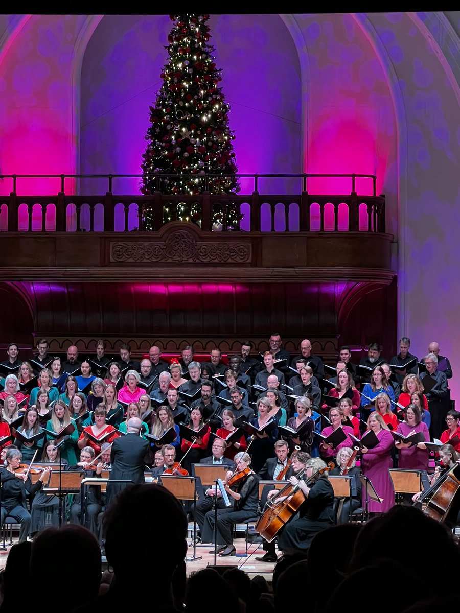 What a wonderful evening @cadoganhall yesterday, with @benpopemusic and @CamillaKerslake. We loved singing for such an enthusiastic audience. May there indeed be joy to the world this Christmas season.