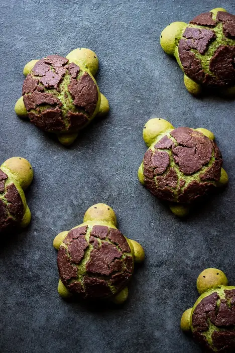 daily_dolce's tweet photo. Matcha milk bread turtles made by ful_filled https://t.co/3qal897i16