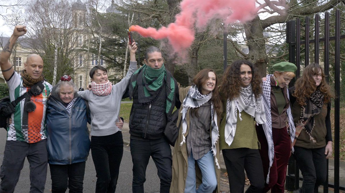 RealMediaGB's tweet photo. After 6 weeks’ trial, the #ElbitEight become 6.
2 @Pal_Action activists were acquitted on all charges, but the jury dismissed, unable to reach verdict on 23 remaining charges. Just one guilty verdict by a majority decision. Follow @RealMediaGB to see interviews over the holiday. https://t.co/235F3zL2uP