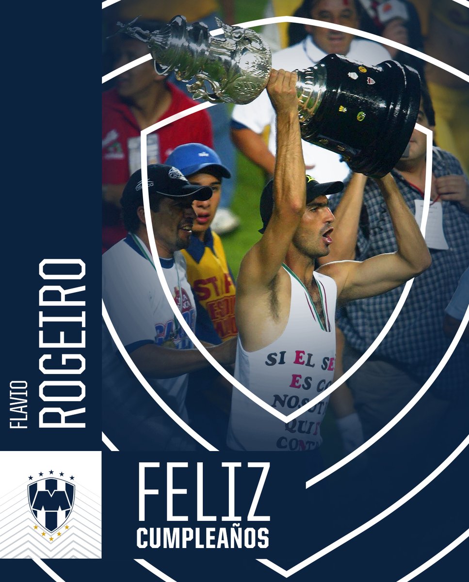 Rayados's tweet image. ¡Hoy felicitamos a un defensa campeón #Rayado del Clausura 2003! 🥳

¡Muchas felicidades, Flavio Rogeiro!🥳 Te mandamos un fuerte abrazo y nuestros mejores deseos #EnLaVidaYEnLaCancha 🙌🏻