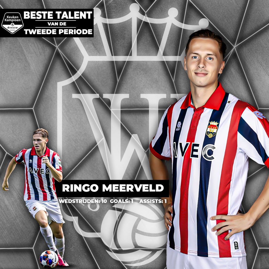 1e_Divisie's tweet photo. 𝐁𝐞𝐬𝐭𝐞 𝐓𝐚𝐥𝐞𝐧𝐭: 𝗥𝗶𝗻𝗴𝗼 𝗠𝗲𝗲𝗿𝘃𝗲𝗹𝗱 🌟🏆

#keukenkampioendivisie https://t.co/iRFY9oeH3b