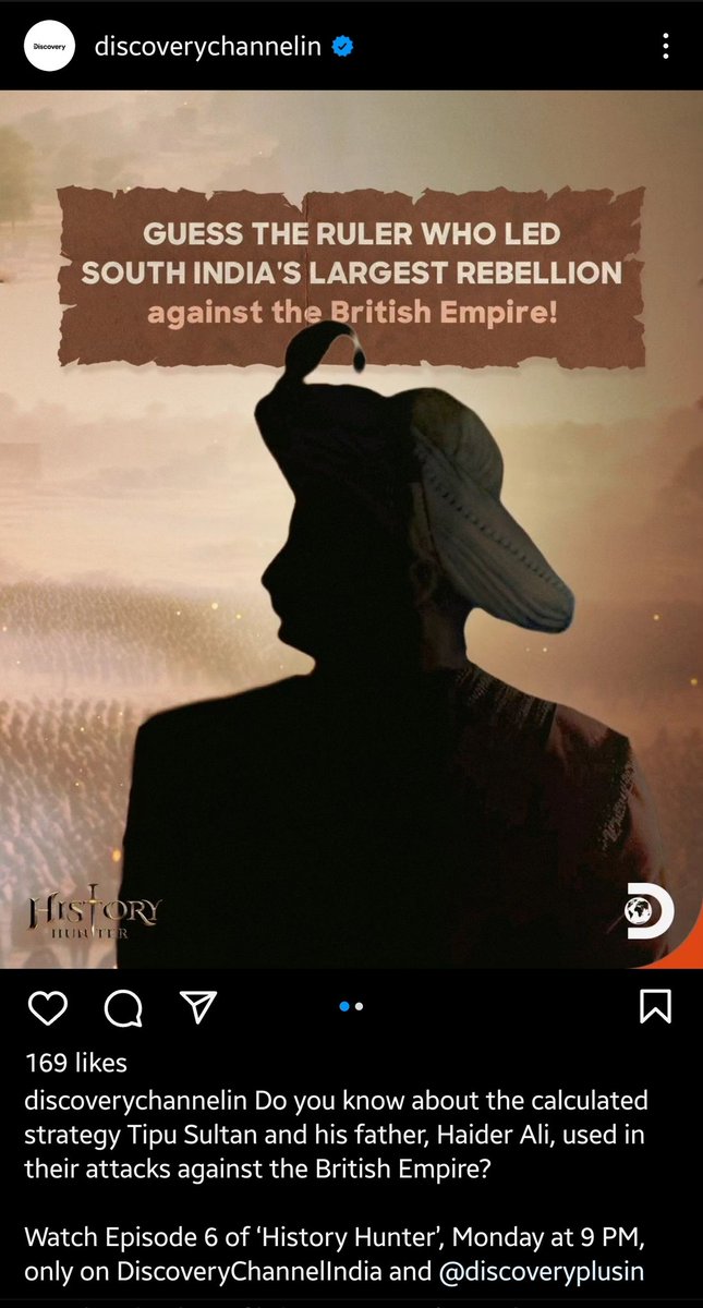 AsarMeen's tweet photo. Hey @discoveryplus , @Discovery.

I am eagerly waiting to watch it. 
#tipusultan #haiderali https://t.co/9hdeihTAJr