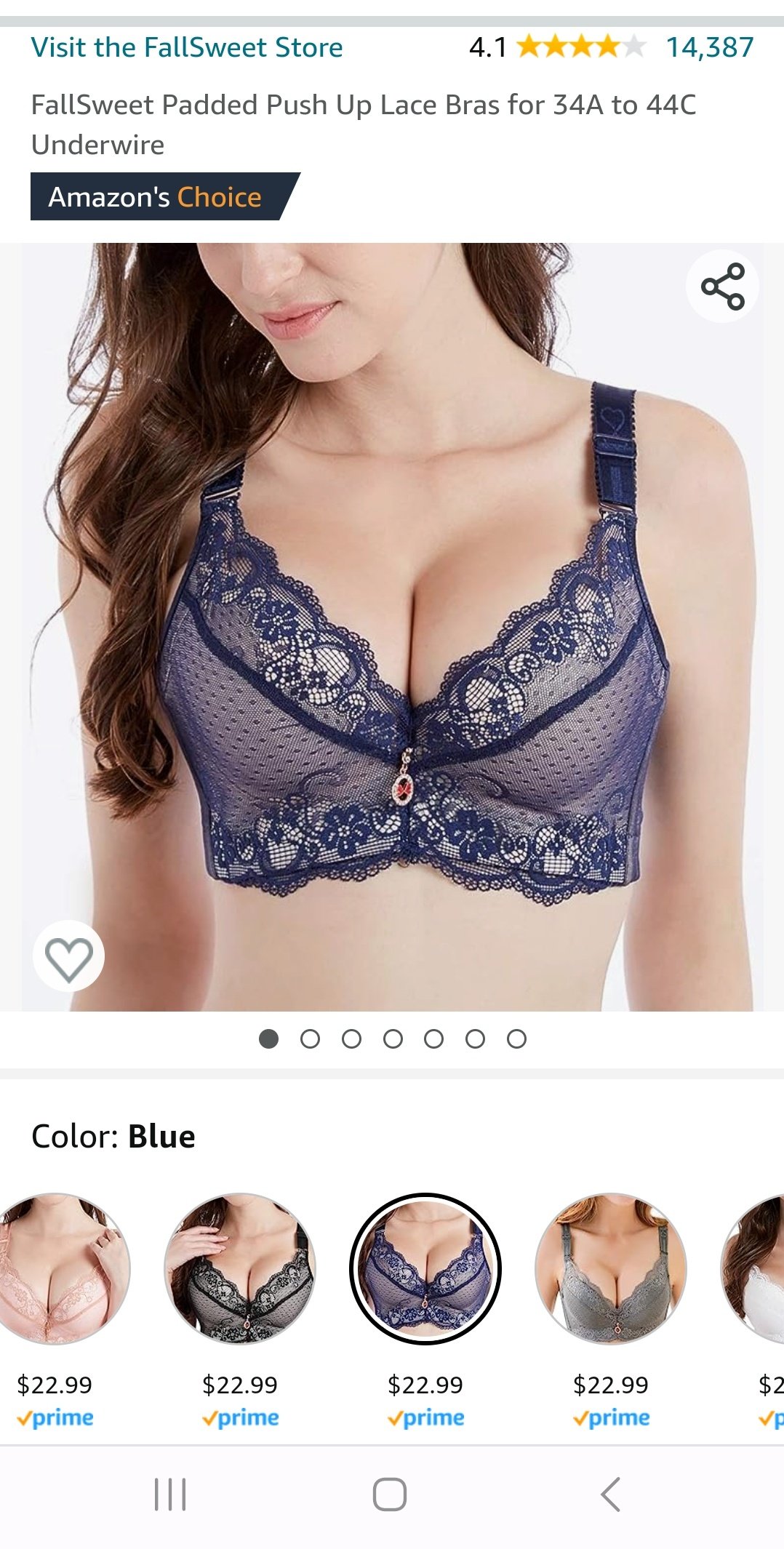 44 C Bras, Updated other options based on this selection.