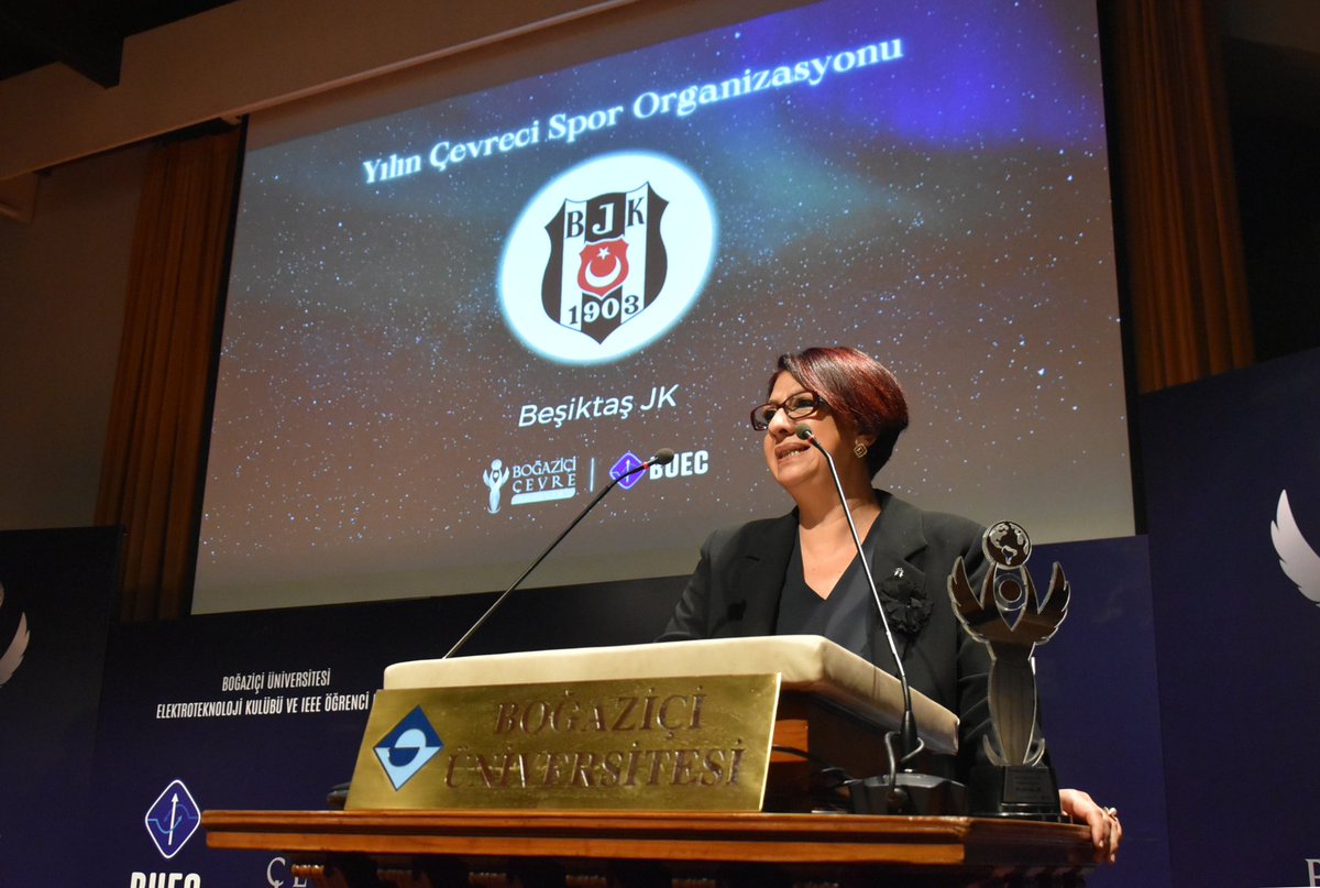Yılın Çevreci Spor Organizasyonu Ödülü’nün Sahibi Beşiktaş JK 🔗 bjk.com.tr/tr/haber/87863