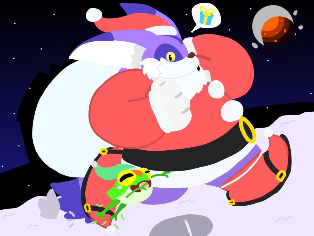 Merry Christmas 2023!!
Here's Santa Big the Cat from Sonic Dash! He's so cute and underrated tbh. Hope you all have yourselves a Happy Holiday! #bigthecat #sonicdash #SonicTheHedeghog #santabigthecat