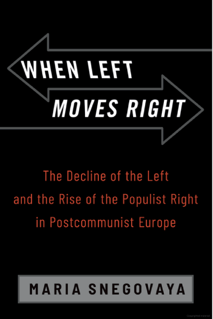 Hooray! My dissertation-based book "When Left Moves Right: The Decline of the Left and the Rise of the Populist Right in Postcommunist Europe" with Oxford University Press is out on January 30, 2024! The book explores the rise of right-wing populist parties in East Central