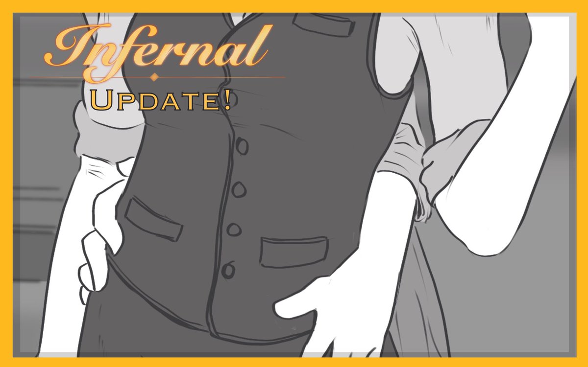 Infernal updated yesterday! A special holiday update. We're getting comfy! infernal.the-comic.org