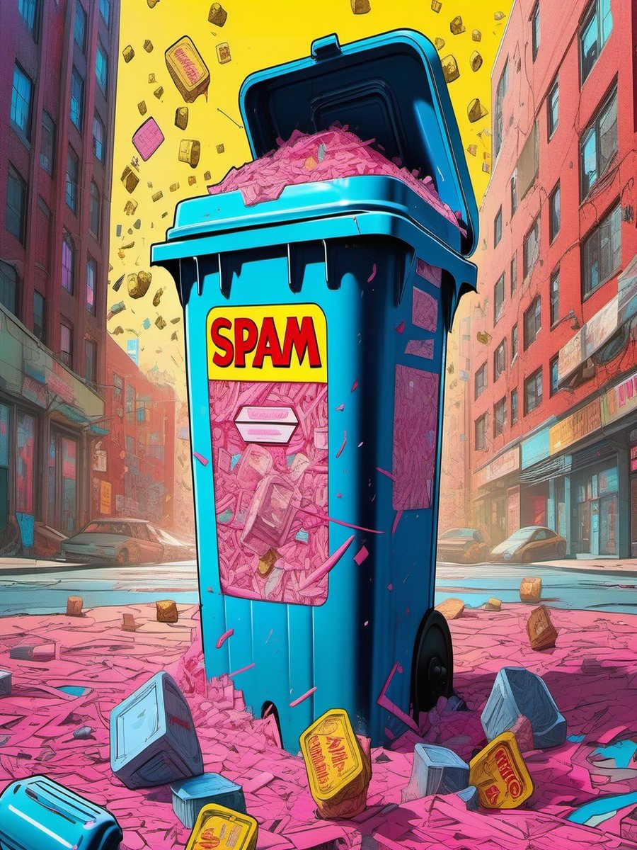 marcotic12's tweet image. SPAMTRASH DIMENSION CROSSOVER #2
objkt.com/asset/KT1Eh4Vy…
#spamtrash #spamart #trashart #teztrash
