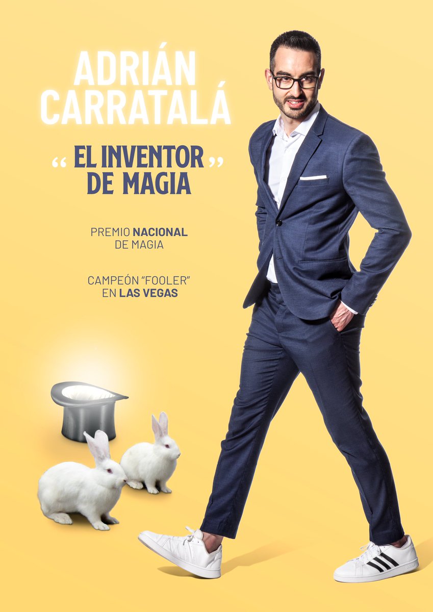#Agenda | 'Magia para ser feliz' Adrián Carratalá
📍Sala Teatro Experimental , Miguel Delibes,  Valladolid 
🎟️Entradas: 15€
es.patronbase.com/_CCMiguelDelib…
👆
#FelizNavidad #Magia  #OcioValladolid #CulturaValladolid