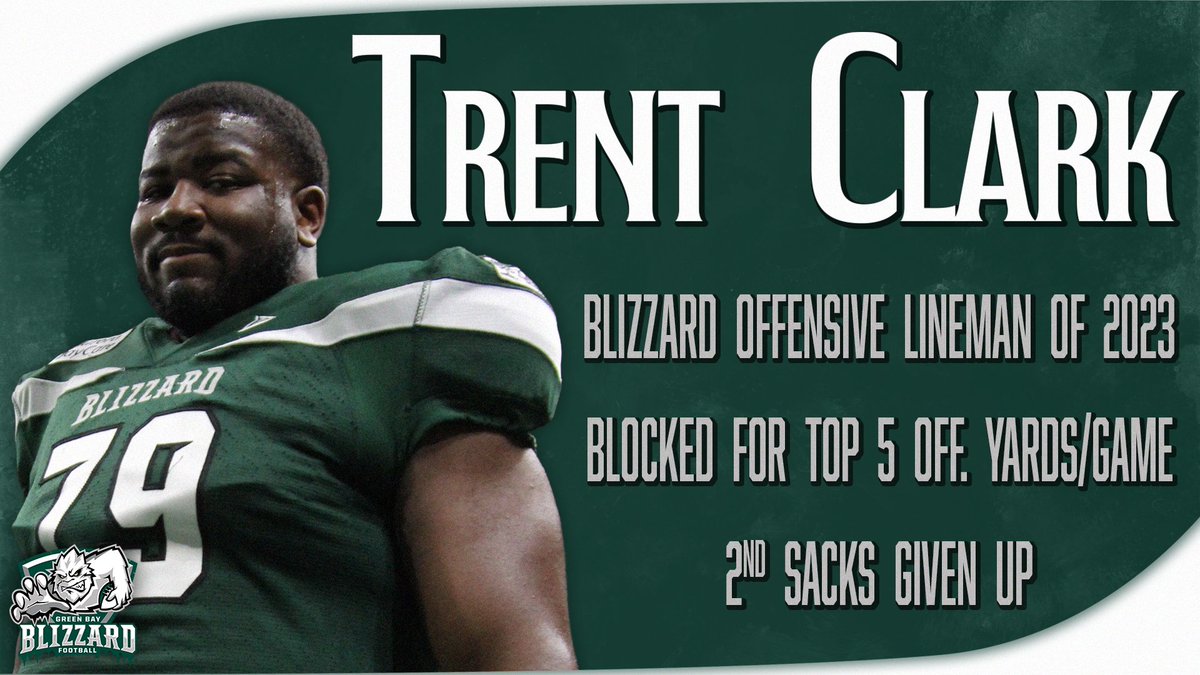 The résumé speaks for itself 😤 

Trent Clark is the leader of our O-Line, and he'll be joined by some more beasts in 2024. See you March 17 🥶#GoBlizz