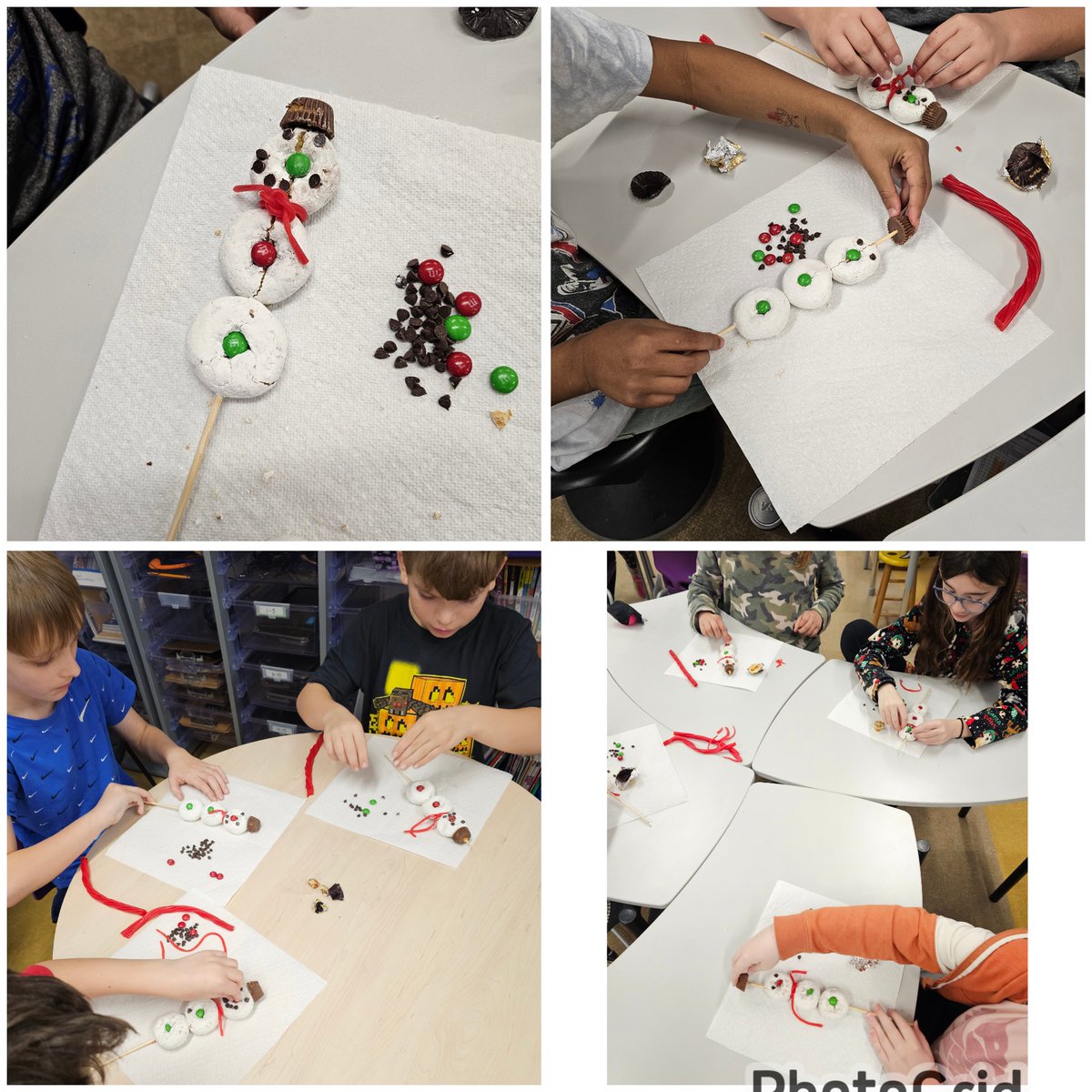Snowman donut fun before break! ☃️ <a href="/myLSPS/">Lake Shore Public Schools</a> <a href="/VioletAllStars/">Violet Elementary School</a>