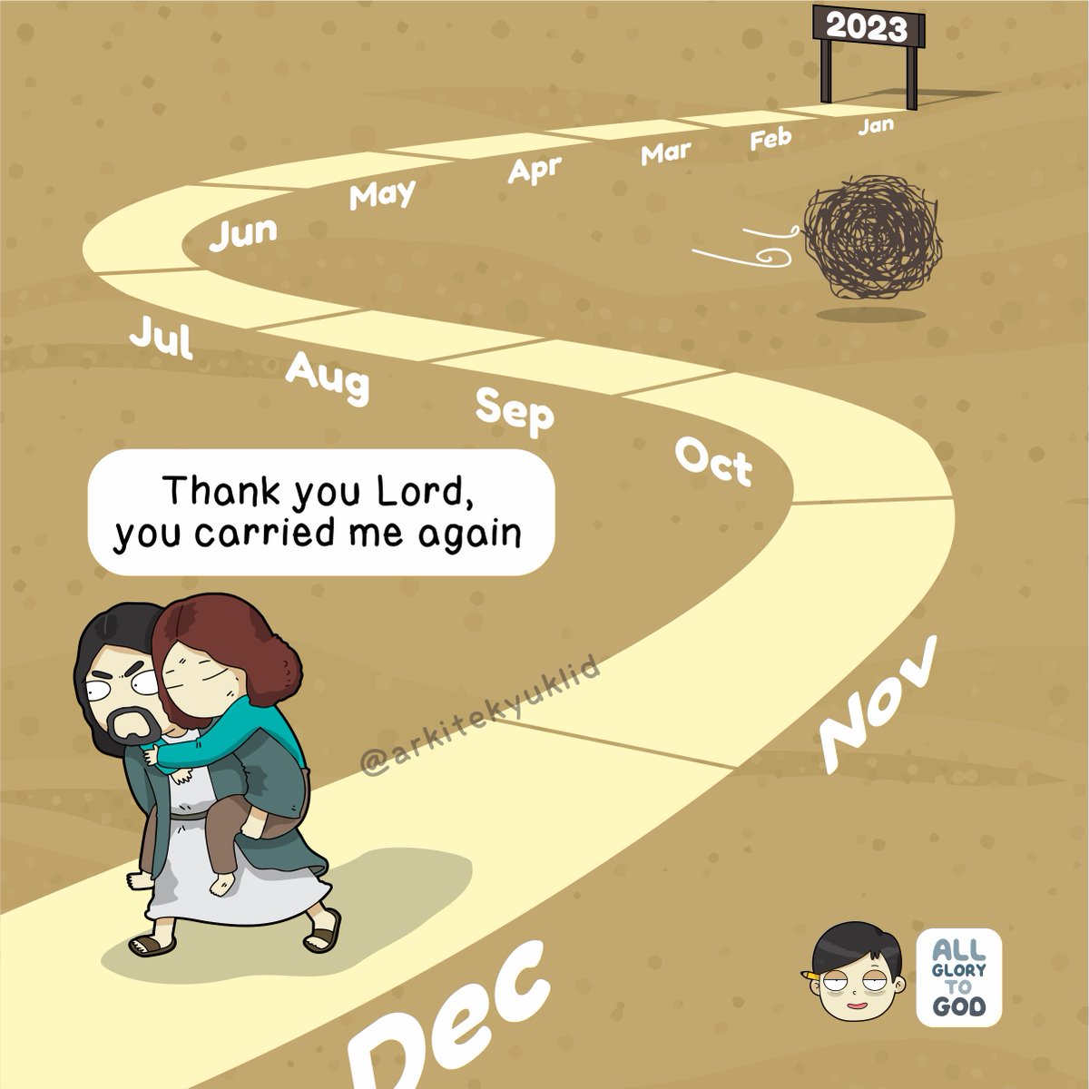 I am 100% sure that I made it because of Him. 😭😭😭