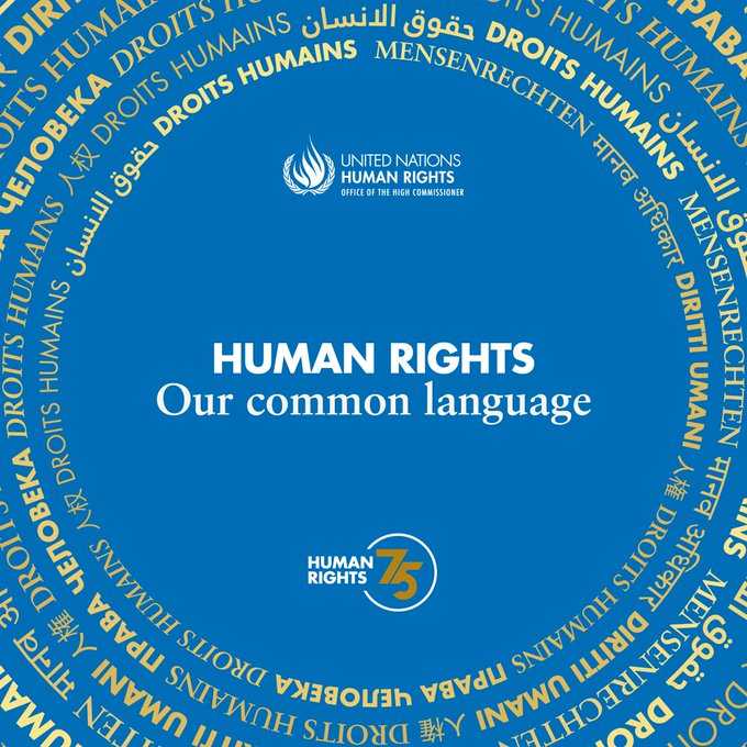 #HumanRights: Our common language. Please retweet if you agree w/these #FridayFeeling & that #EducationCannotWait for any child. @un @unhumanrights @sida @dfat @mfa_lu @ksrelief_en @dutchmfa @canadadev @stateprm @jica_direct_en @qf @yasminesherif1 @ungeneva #HumanRights75