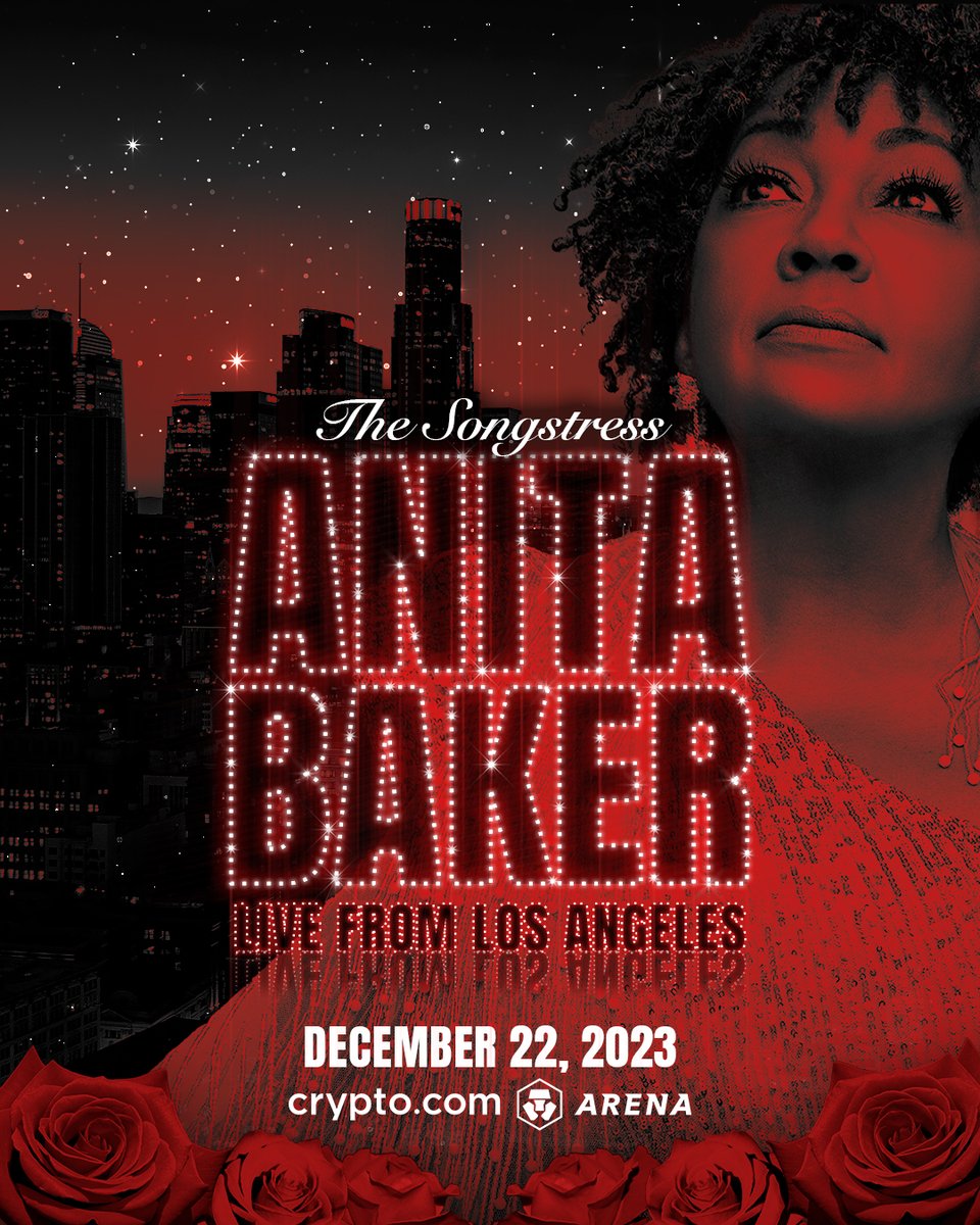 Who is joining us for a spectacular evening with Anita Baker!? Doors open  at 6:30pm and the show starts at 8pm.