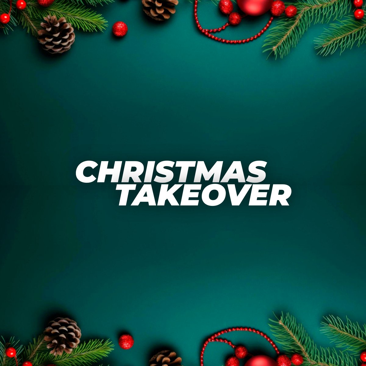 The Christmas Takeover is back for a second year! Join me and Iain Miles on Boxing Day the 26th of December from 1-3pm for the biggest festive hits and myself and David on the 27th from 1-3pm for the Afternoon Takeover on @twolochs