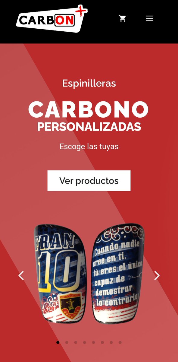 ¡Ya tenemos la web renovada y lista para agilizar los pedidos!

📍 carbonplus.es
📧 info@carbonplus.es
📞 688906884
#100x100carbono #espinilleras #espinilleraspersonalizadas #shinpads #shinguards #customshinguards #customshinpads #caneleiras #protegetibia #parastinchi