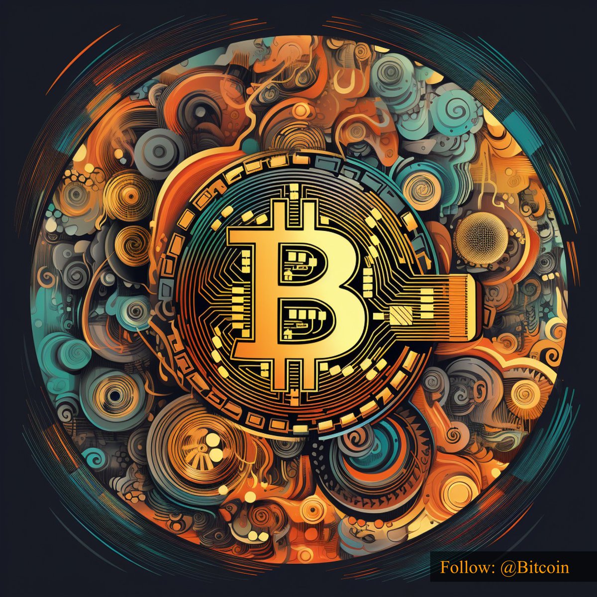 Bitcoin's tweet image. #Bitcoin is a canvas of financial empowerment and limitless possibilities. 🖼💰