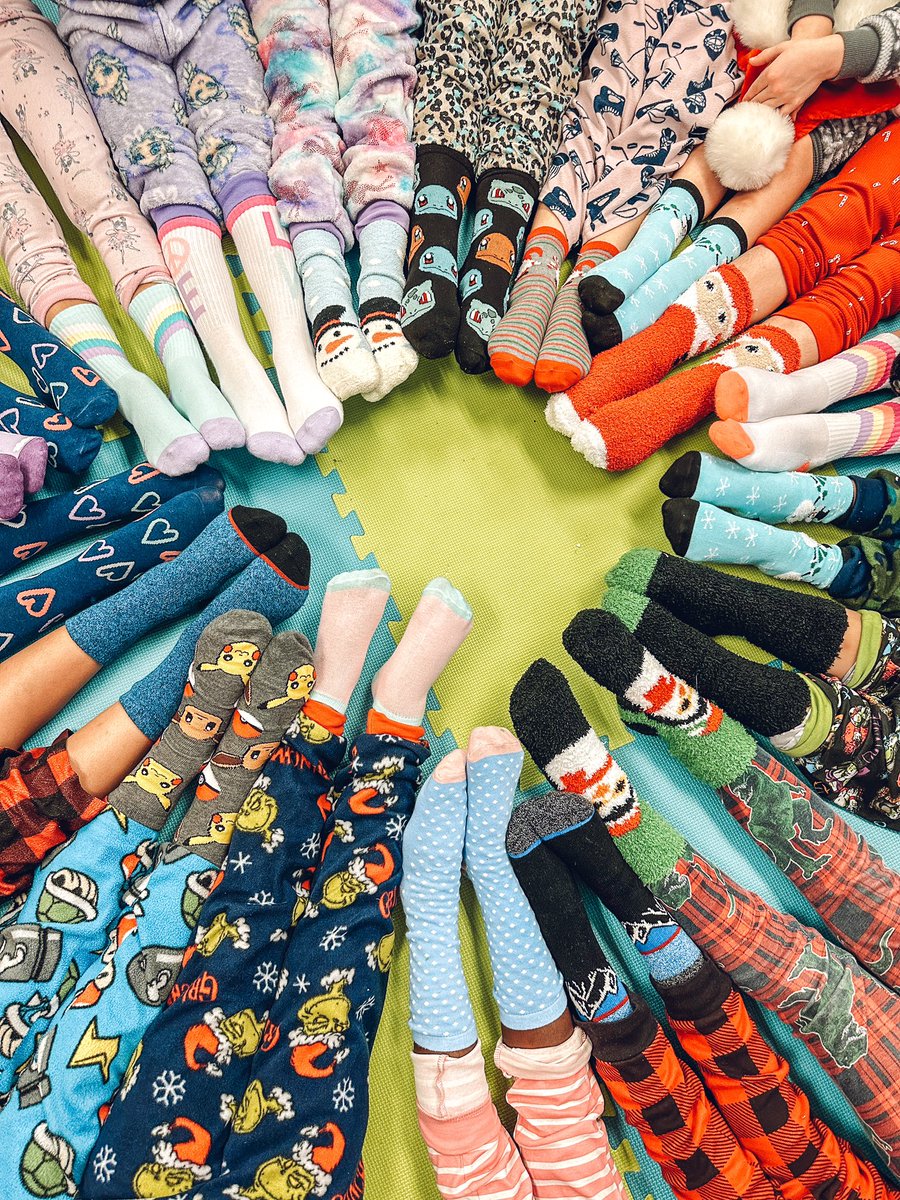 Holiday sock exchange in grade one. This activity filled the classroom with so much joy and love. My heart is so full!