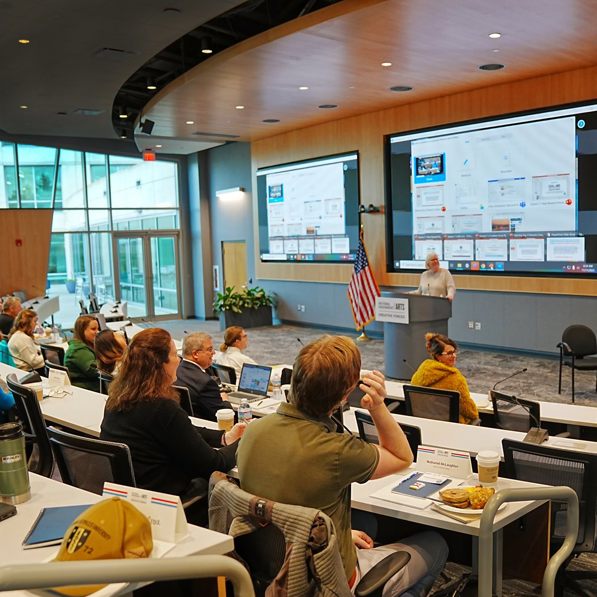 NEA_CFNetwork's tweet image. Our Clinical team recently convened research partners &amp;amp; colleagues to share findings &amp;amp; discuss priorities for advancing creative arts therapies research for military-connected populations. Watch for our next research agenda this spring! #MusicTherapy #ArtTherapy #DanceTherapy