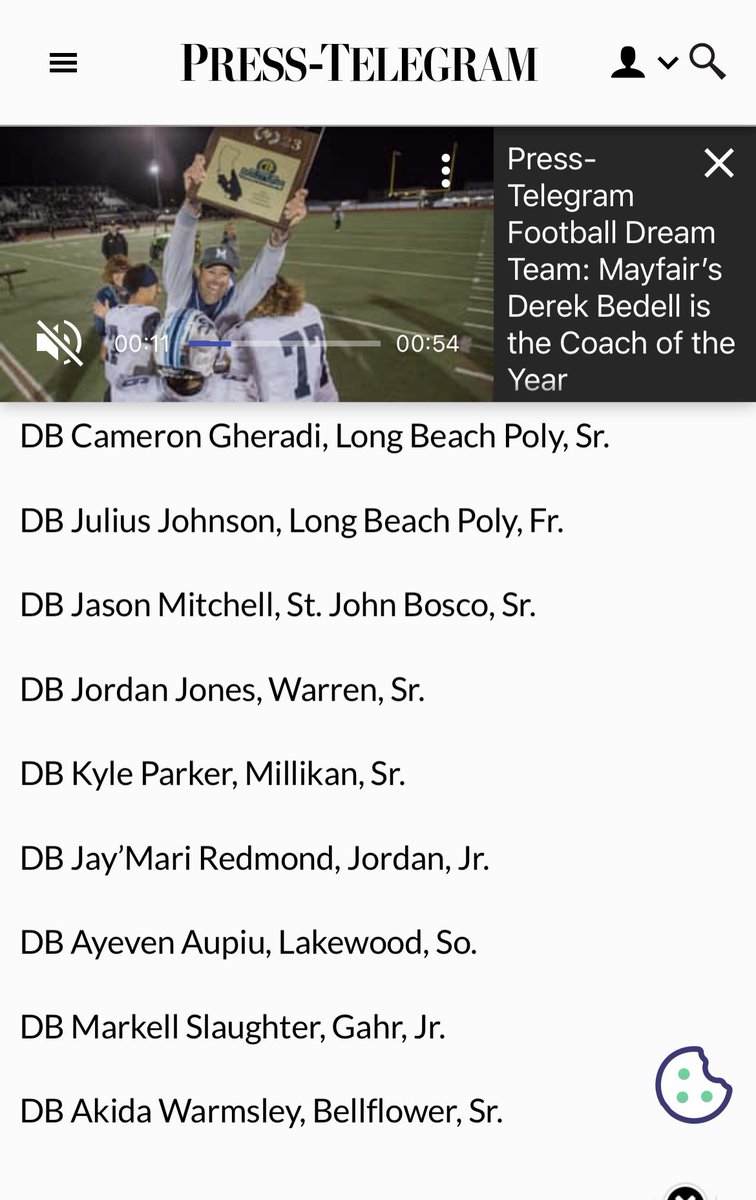 Thank you Press Telegram for mentioning @AkidaJr10 along side some DAWGS!!! 🙏🏾
