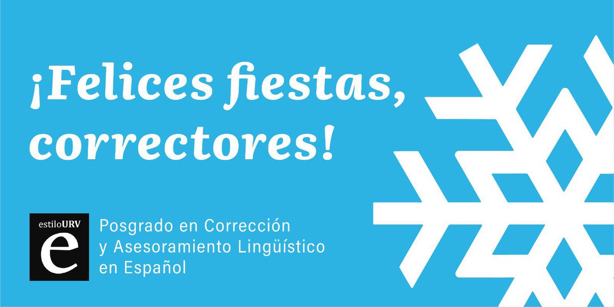 ¡Feliz Navidad, correctores! Disfrutad de estas fiestas como se merece y aprovechad el boli o el teclado para escribir los mejores deseos para el nuevo año.